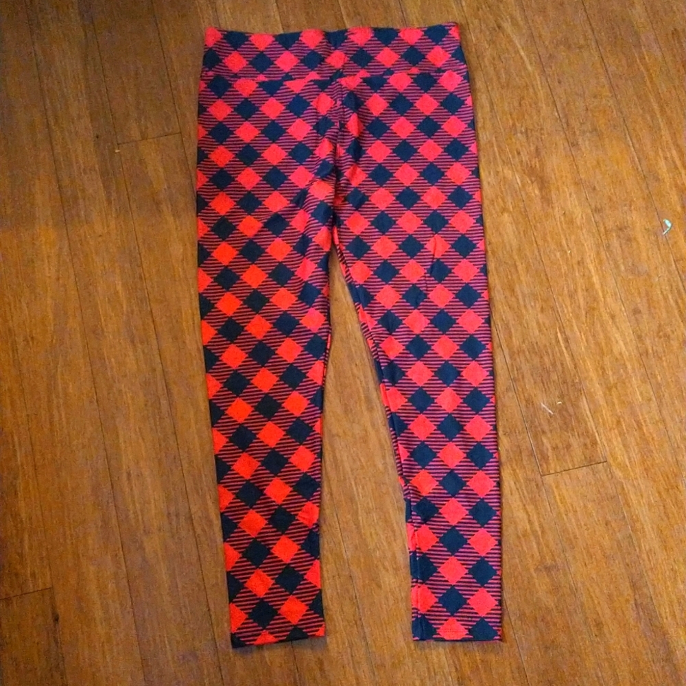 Brand New Women's Buffalo Plaid Legging L/XL